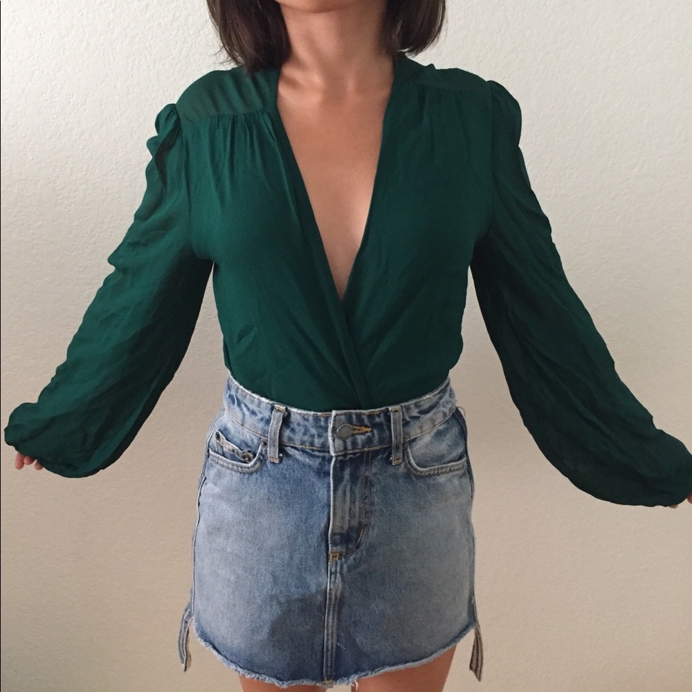 Reformation Front Tie-Top